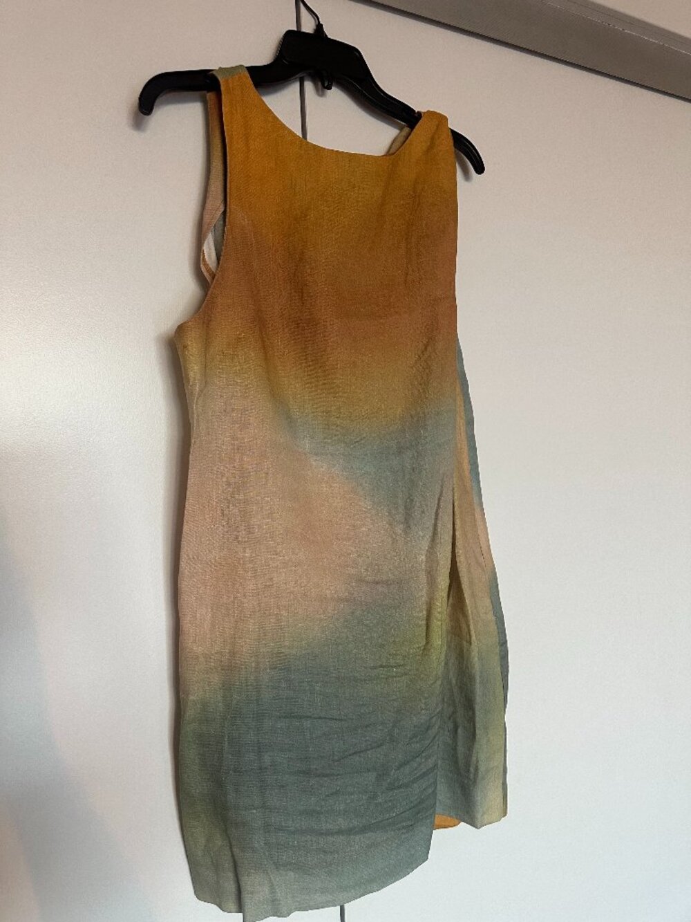 STAUD Boa Linen Dress XL